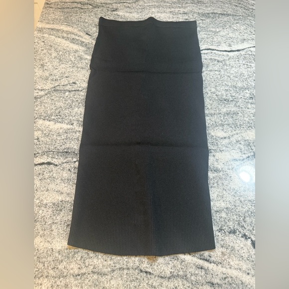 Generation Love Addie Knit Ribbed Pencil Skirt, Black - Picture 14 of 14